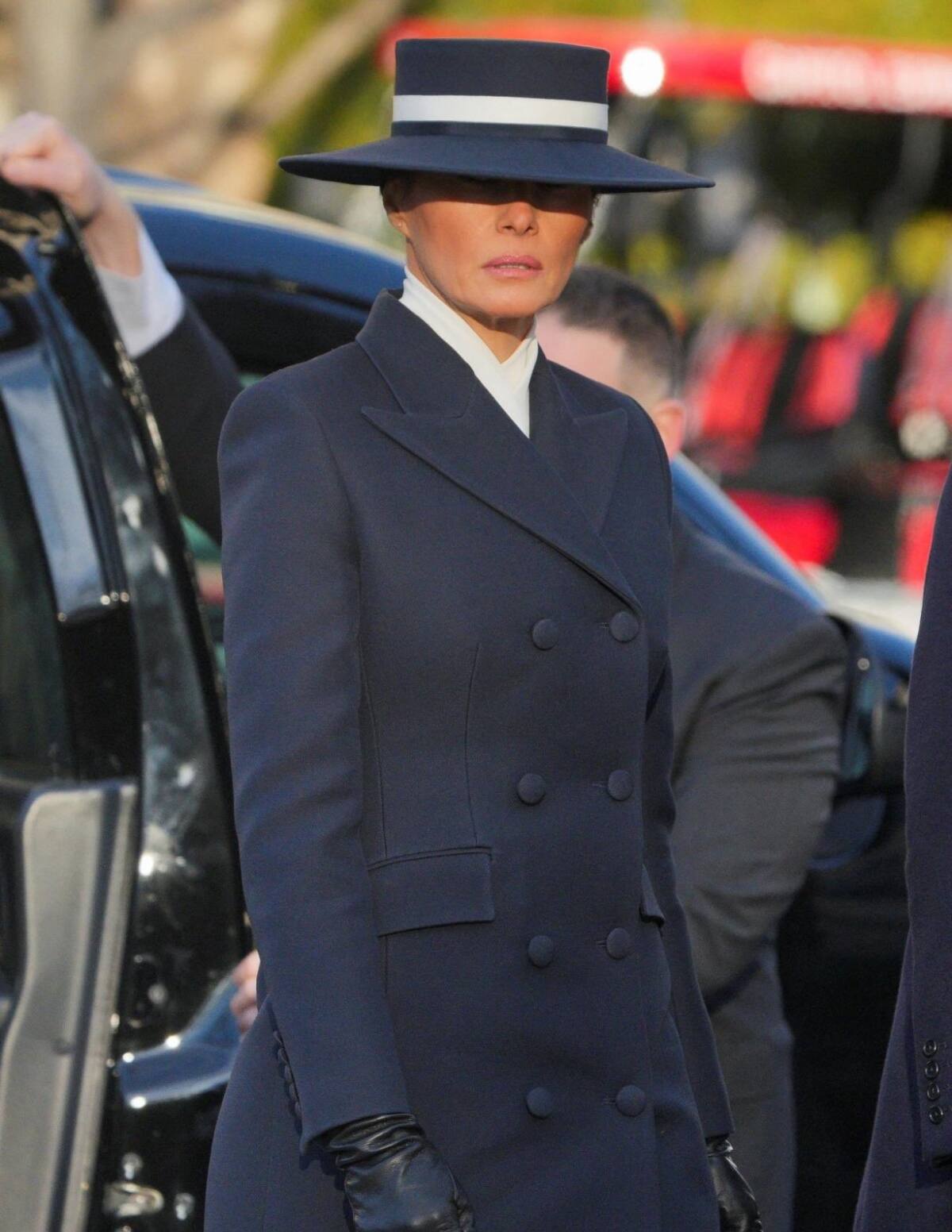El traje que utilizó la nueva Primera Dama de Estados Unidos.