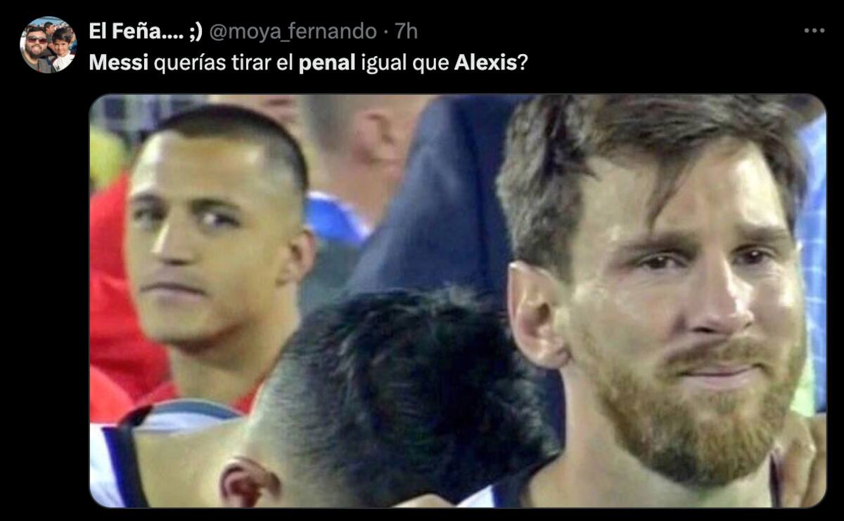 Memes del penal errado de Lionel Messi por Copa América.