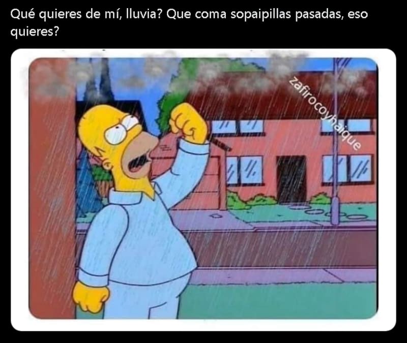 Memes para este día de lluvia.