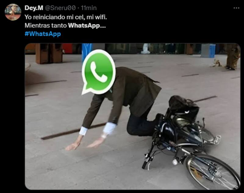 Estos son los virales tras la falla de WhatsApp.