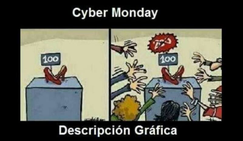 Cuando sospechas de las ofertas de las empresas en el Cyber Monday 2023.
