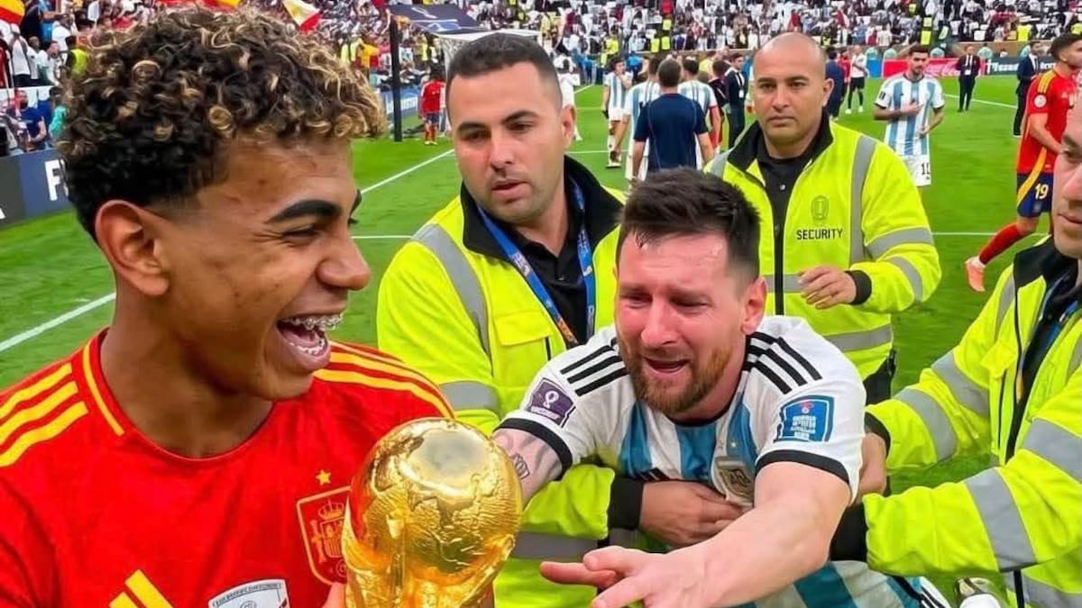 Con Messi y Yamal como protagonistas: los mejores memes del título de España sobre Argentina en el Mundial 2026