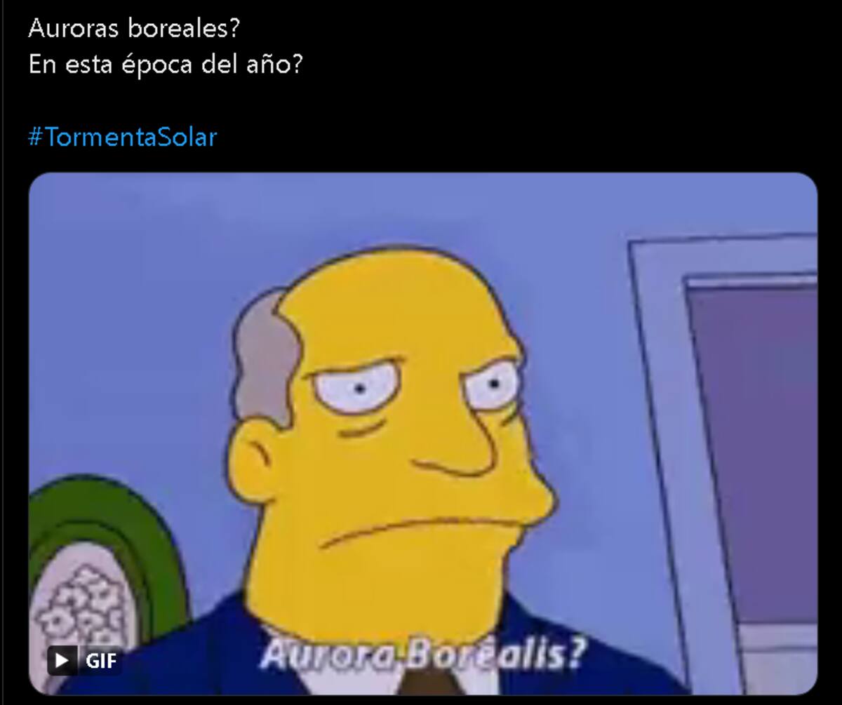 Las referencias captadas ante el fenómeno natural.