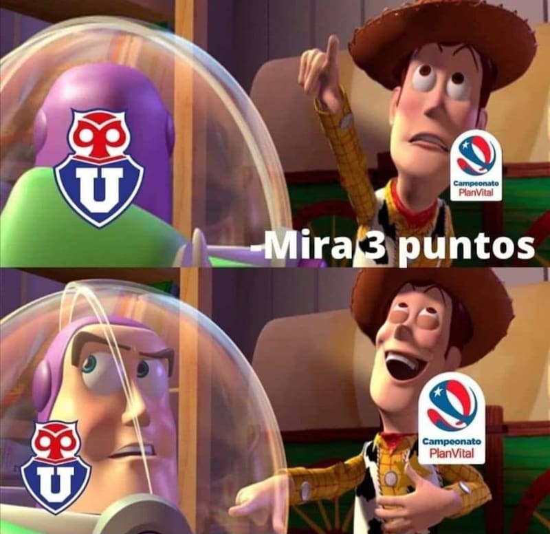 Memes tras la derrota de la Universidad de Chile