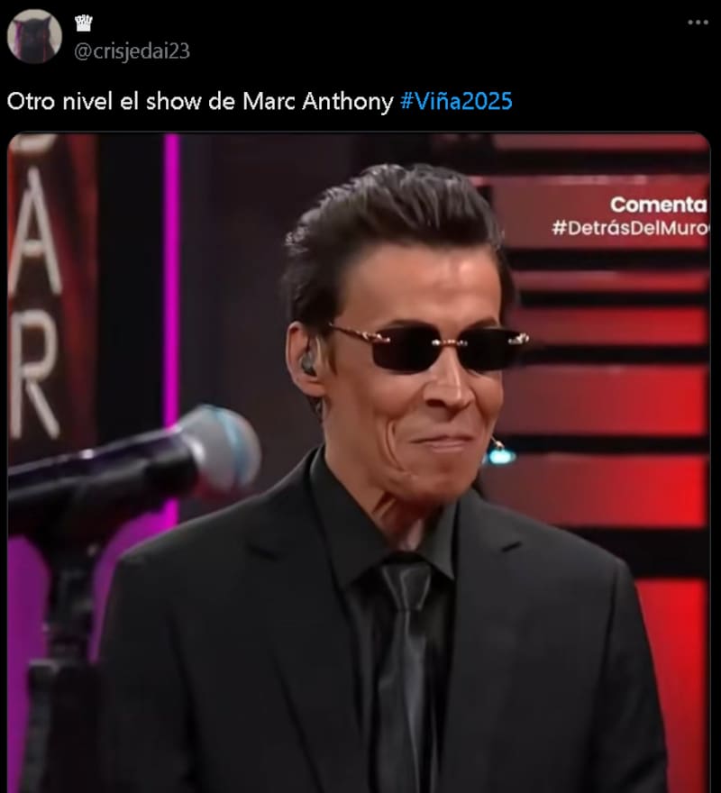 Las divertidas reacciones que dejó el show de Marc Anthony.