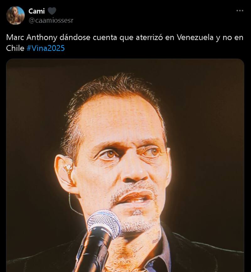Las divertidas reacciones que dejó el show de Marc Anthony.