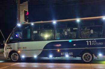VIDEO | Captan a un niño en Chiguayante conduciendo un taxibus del transporte público