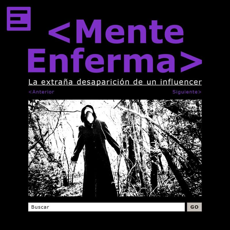 Portada del podcast "Mente enferma, la extraña desaparición de un influencer” / Créditos: Canal 13