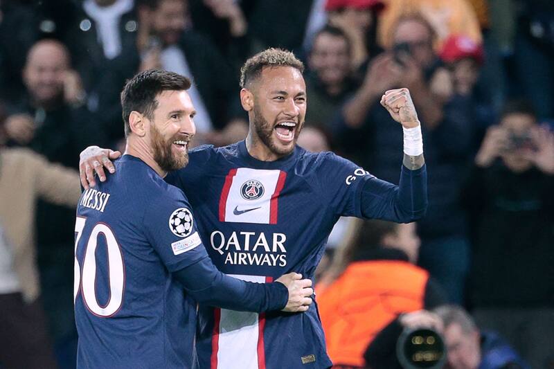 en su época como compañeros en el PSG.