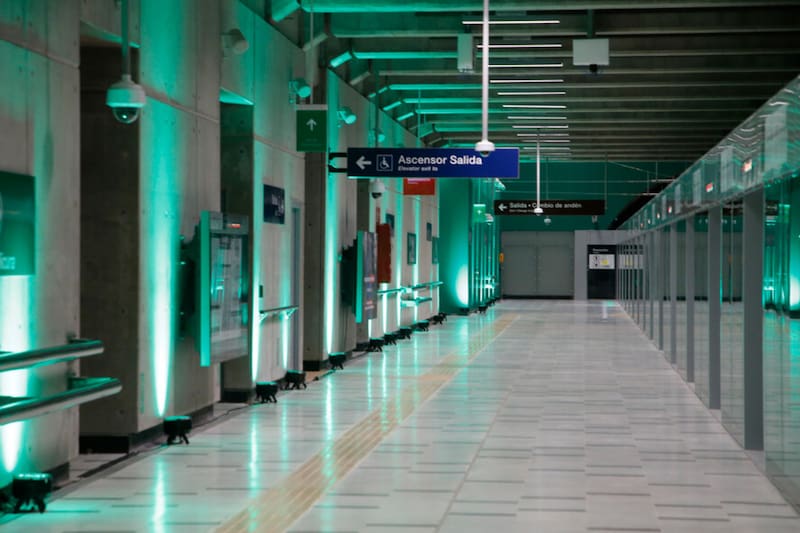 Los horarios del tren subterráneo para Año Nuevo 2025.