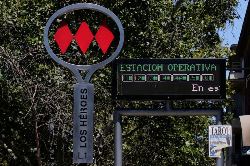 Tanto las estaciones de Línea 2 como las combinaciones a Línea 3 y 5 estuvieron cerradas por cerca de una hora. Créditos: ATON