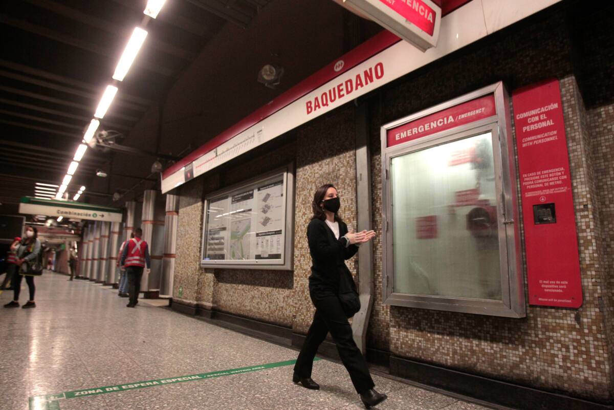 Este es el horario del transporte público subterráneo para este domingo 26 de marzo. Créditos: ATON.