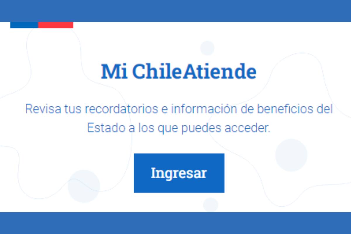 La plataforma entrega información personalizada. Créditos: Chile Atiende