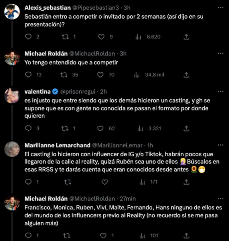 Michael Roldán asegura que Sebastián Ramiréz estará en "Gran Hermano" Chile por más de dos semanas. Foto: Twitter.