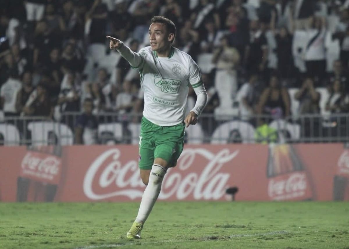 , autor del primer gol de Audax Italiano ante Vasco da Gama. Foto: @AudaxItaliano en Instagram.