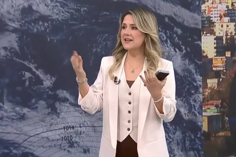 La meteoróloga anunció lluvias para el fin de semana en la capital.