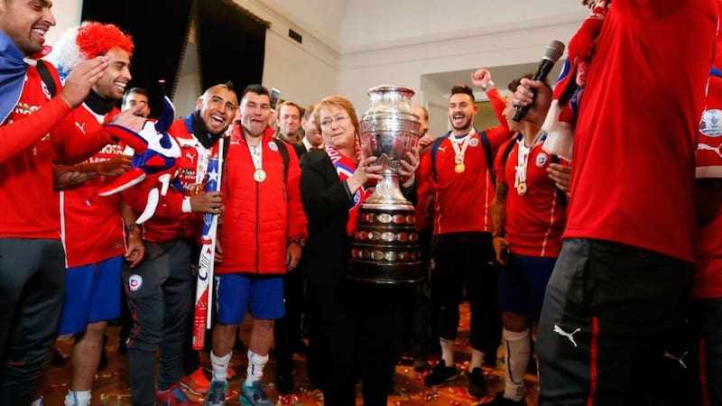 Con la Selección Nacional que ganó la Copa América.