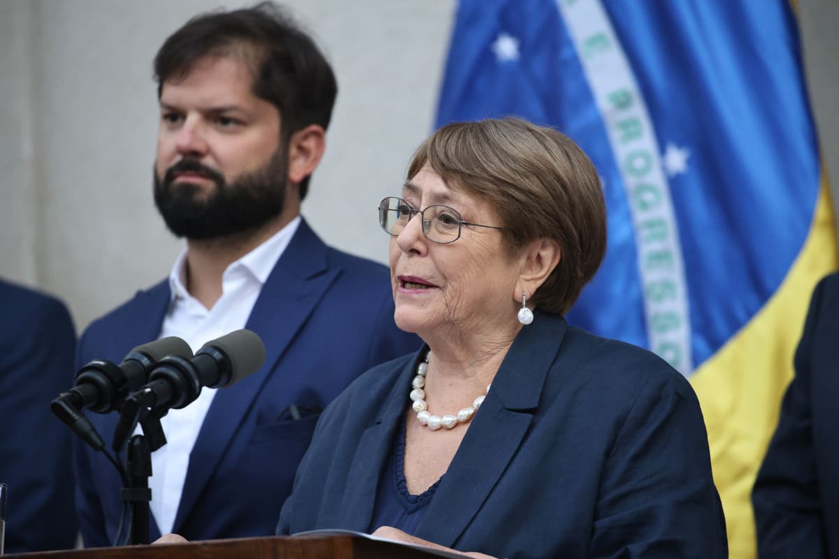 La ex presidenta fue nombrada por su par, Gabriel Boric, como la candidata oficial de Chile para la Secretaría General de la ONU. Créditos: Diego Martin/Aton Chile.
