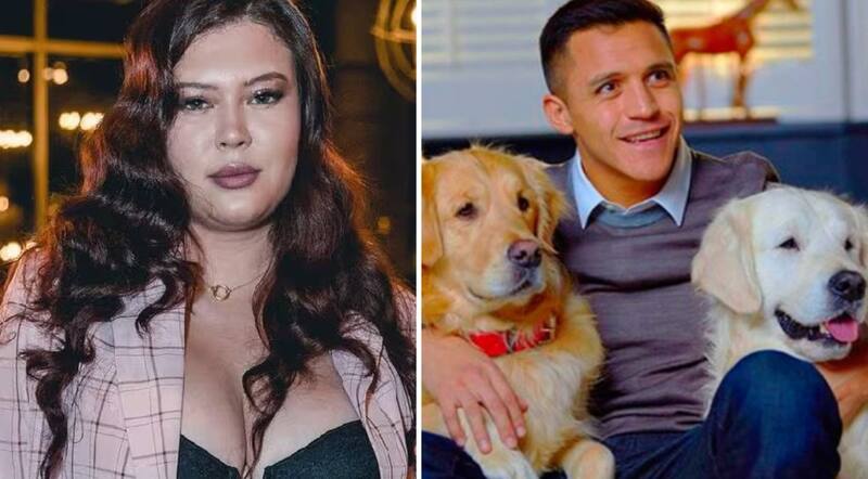pagó una alta suma por Atom, el perrito blanco de Alexis Sánchez. Créditos: Instagram