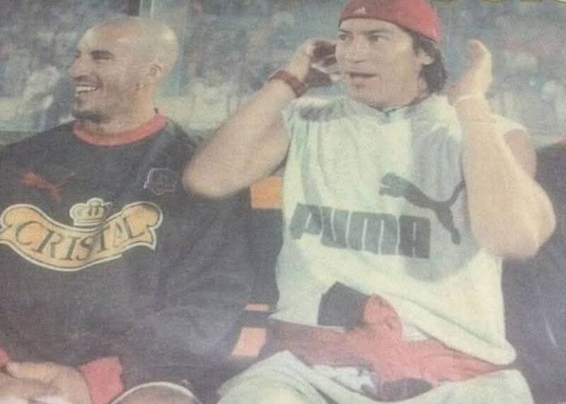 En la banca de Colo Colo.