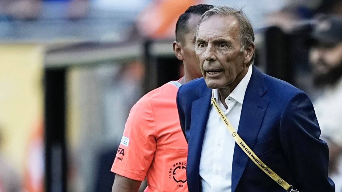 El técnico de Boca Juniors.