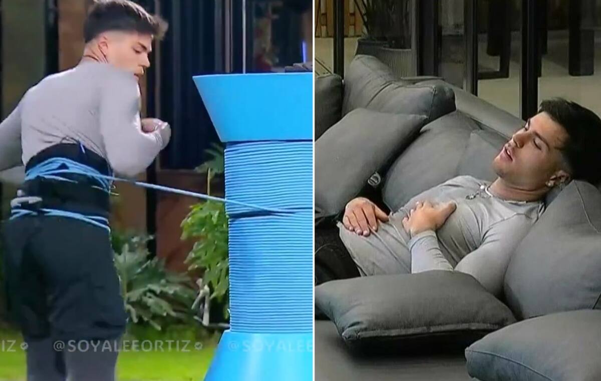 pidió auxilio en medio de la prueba. Créditos: Pantallazo CHV