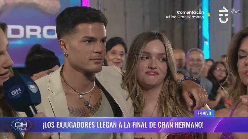 protagonizaron tenso momento en la Alfombra Roja de la final de "Gran Hermano".