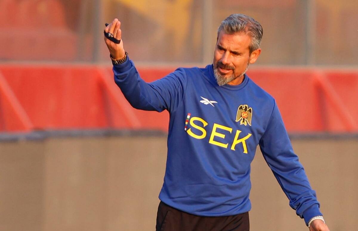 , entrenador de Unión Española. Foto: @UEoficial.