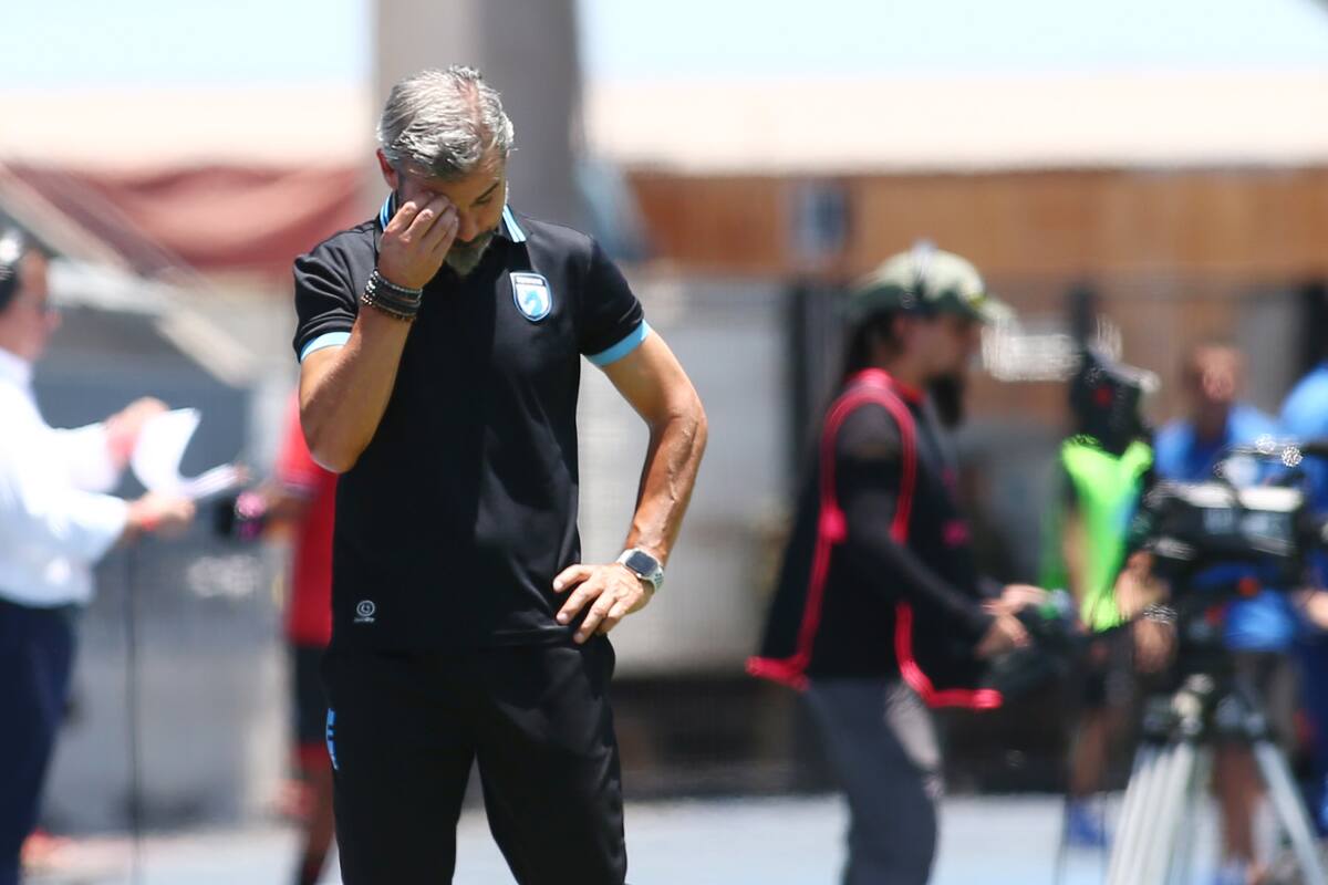 El técnico en derrota de Iquique por Copa Chile.