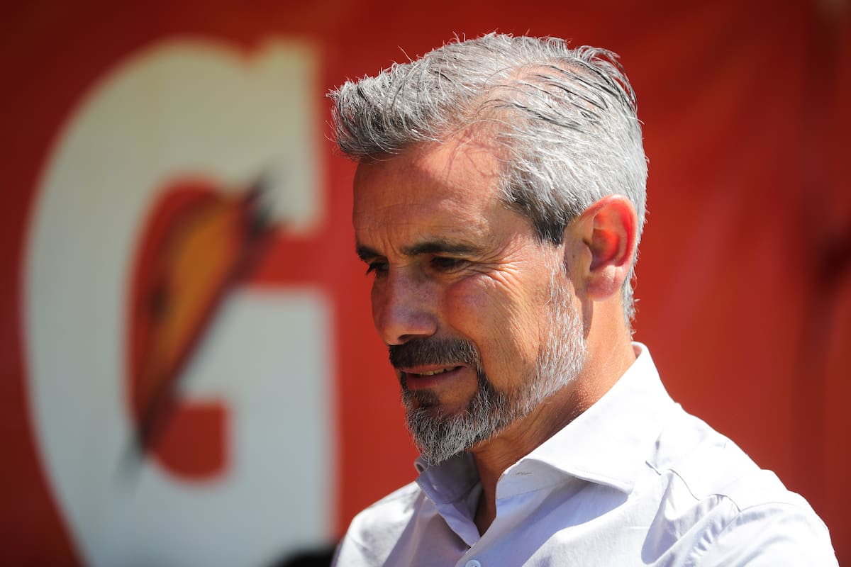 Entrenador titular desde que asumió en San Luis en 2015. Foto: Agencia Aton.