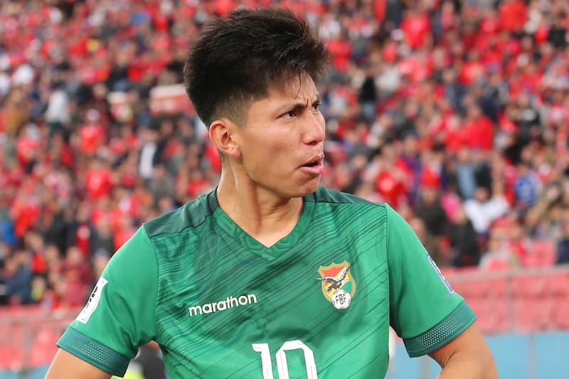 El jugador de América Mineiro fue la gran figura de Bolivia en las Eliminatorias.