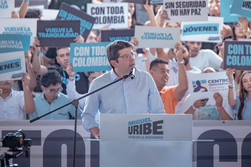 El candidato recibió un disparo durante un evento.