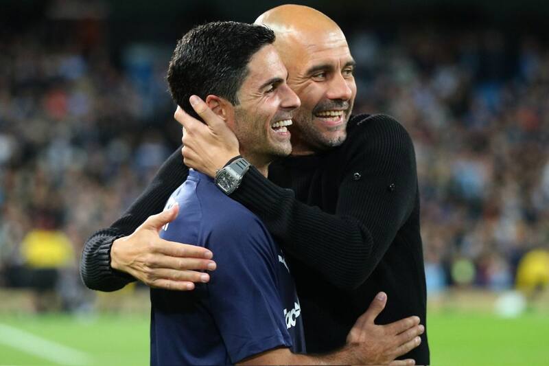 Mikel Arteta es gran amigo de Pep Guardiola. (EFE)