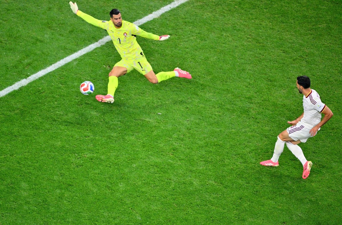 Autor del gol de España ante Portugal. Foto: EFE.