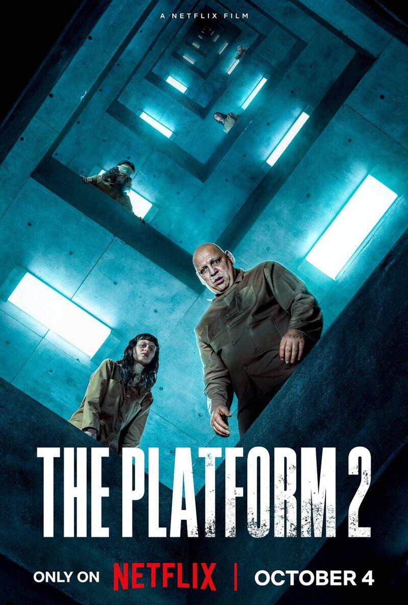 Milena Smit y Hovik Keuchkerian protagonizan "El Hoyo 2". Créditos: Netflix