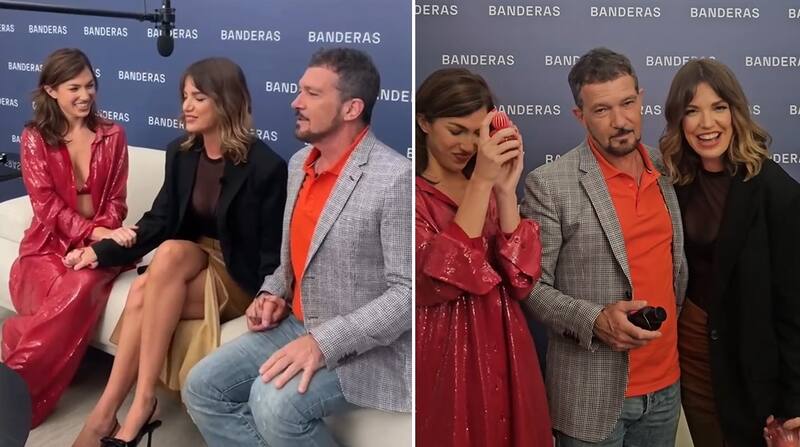 Millaray Viera está en Brasil en promoción con Antonio Banderas. Créditos: Instagram