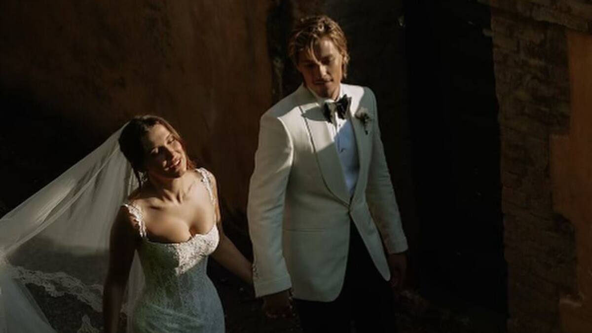 Millie Bobby Brown y Jake Bongiovi comparten fotos inéditas de su matrimonio secreto en Italia