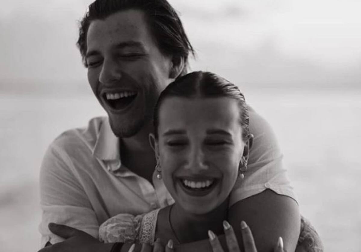 Millie Bobby Brown celebra su fiesta de compromiso con Jake Bongiovi