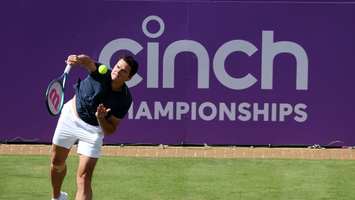 ¡Terrorífico! Milos Raonic rompió récord de más aces en el ATP de Queen’s