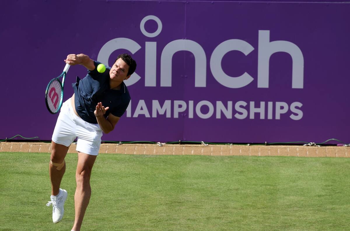 ¡Terrorífico! Milos Raonic rompió récord de más aces en el ATP de Queen’s