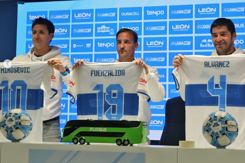 , Cristián Álvarez y José Pedro Fuenzalida le dicen adiós al fútbol. Foto: @Cruzados.