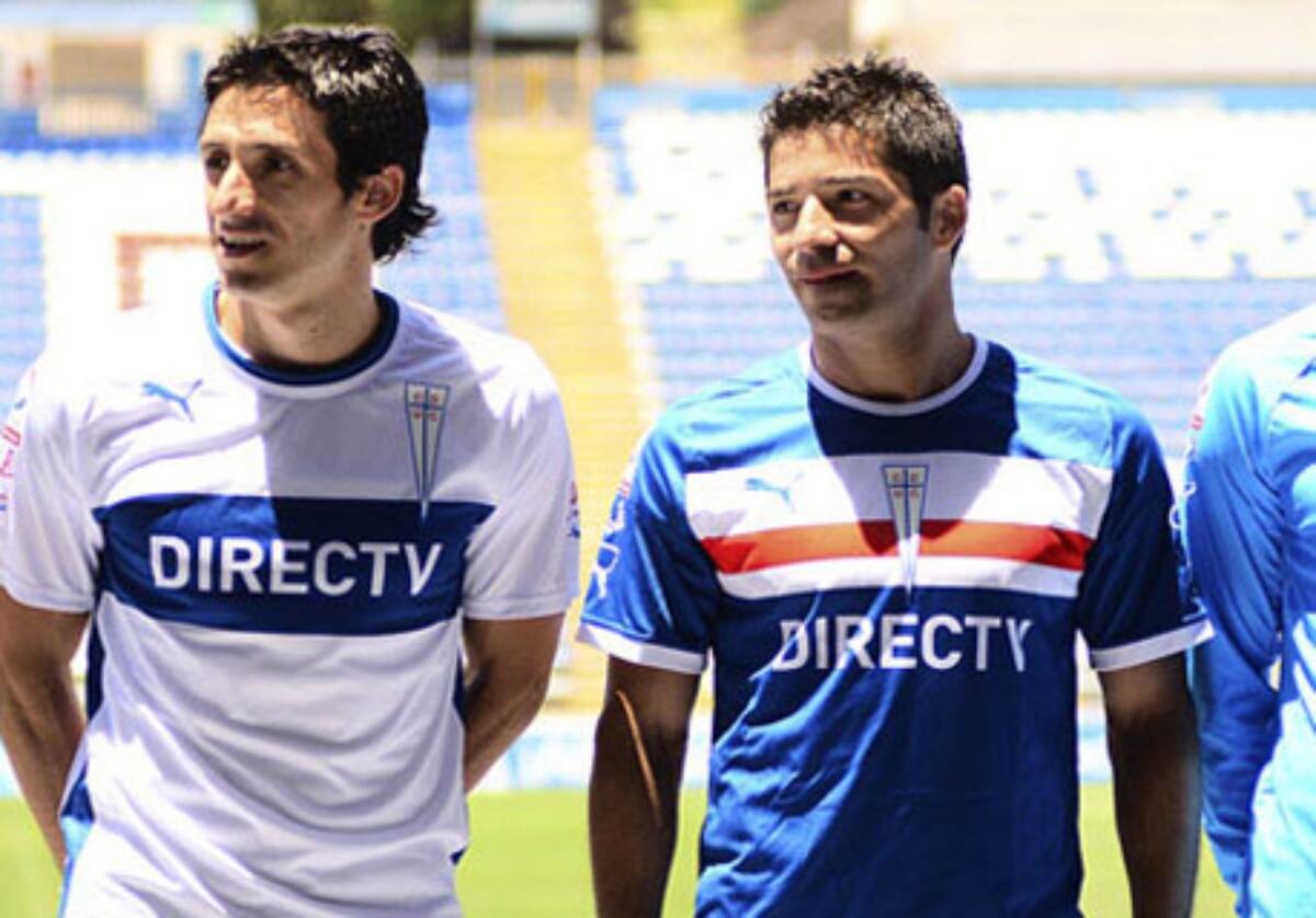 Milovan Mirosevic y Cristián Álvarez en su periodo en la UC.