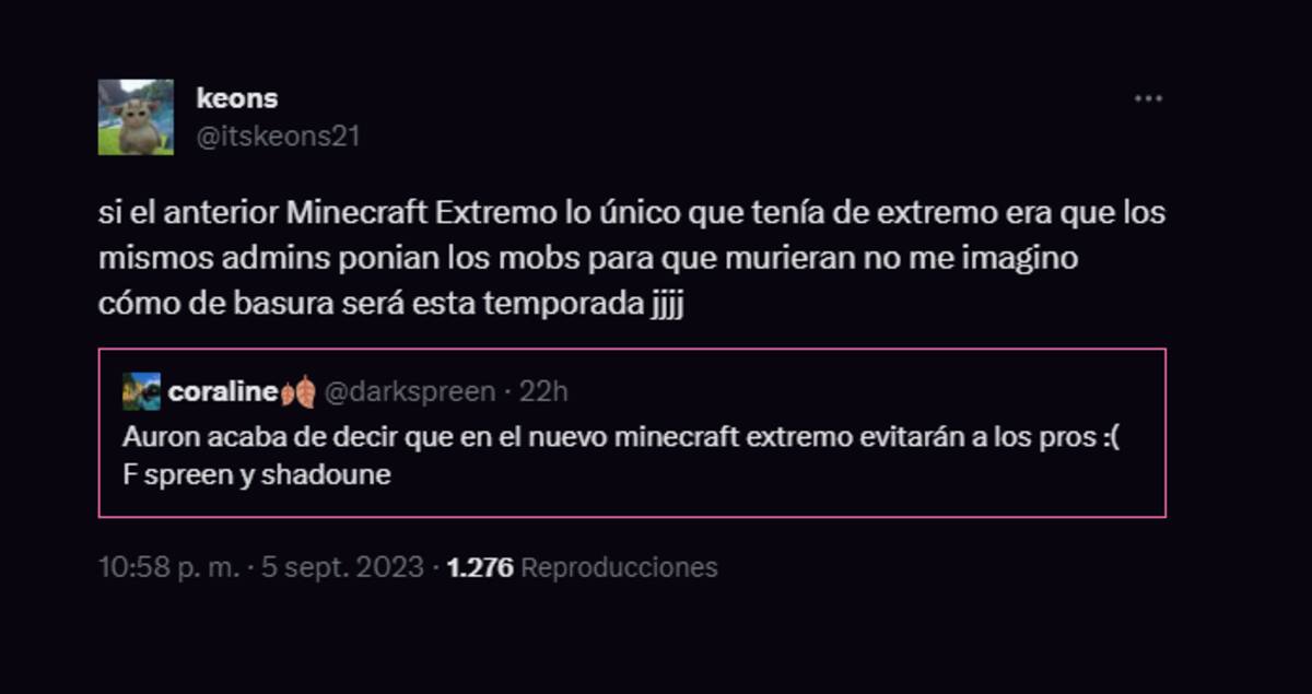 Algunos a favor y otros en contra de lo que se hará en Minecraft Extremo 2.
