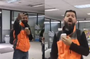 Denuncian a supuesto trabajador minero que se burló y tosió a mujer en servicentro