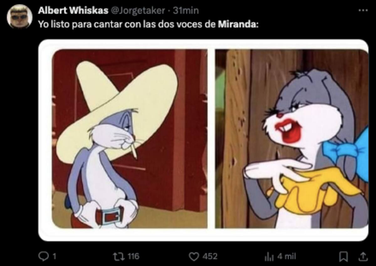 Reacciones del show de Miranda!.
