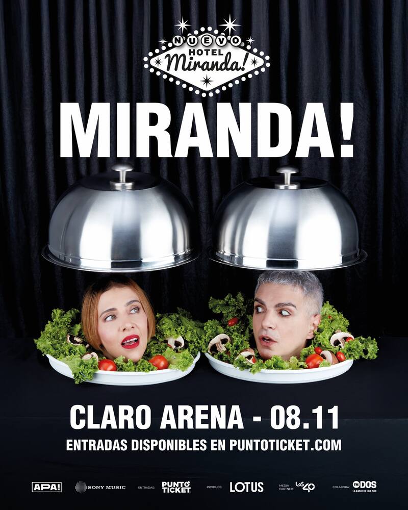 El concierto será el 8 de noviembre en Claro Arena (Ex San Carlos de Apoquindo).