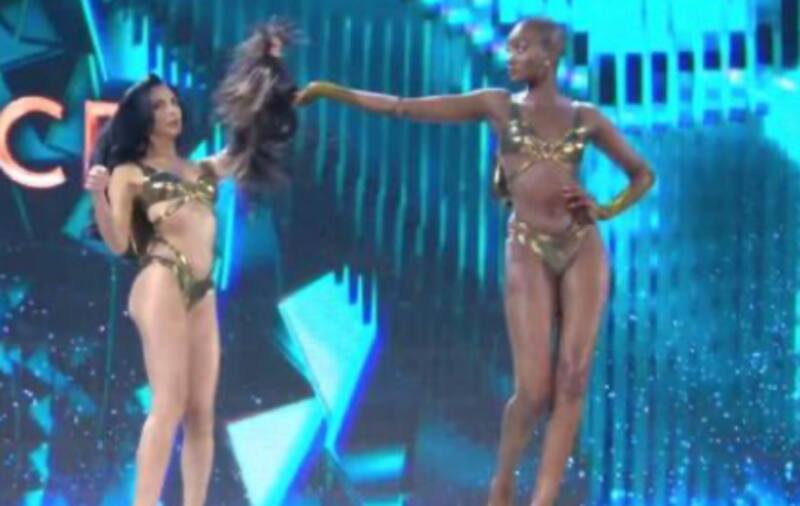 Icónica presentación de Miss Francia en el Miss Grand Internacional donde se quitó la peluca.