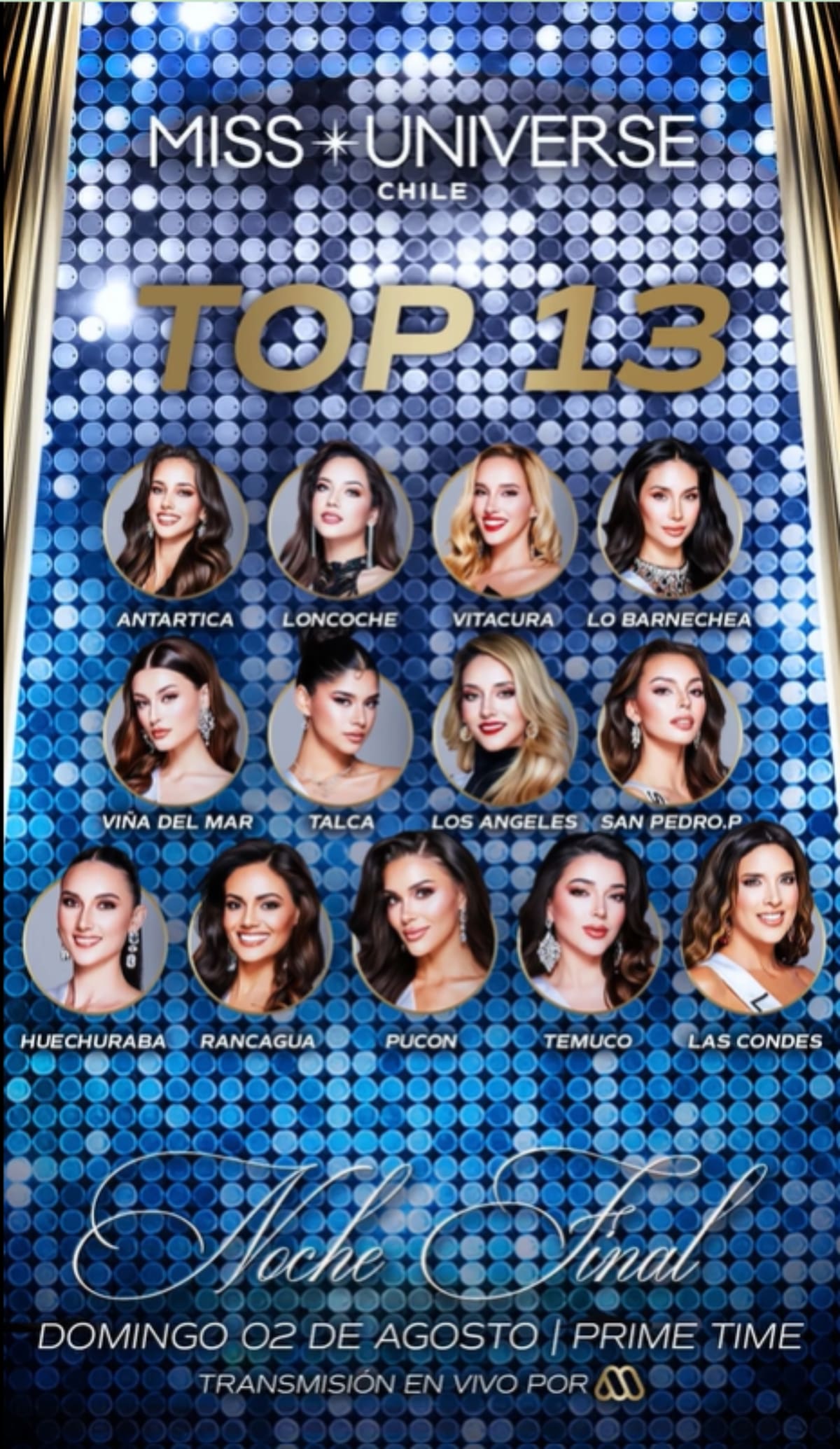 Las 13 finalistas. Foto: Instagram.