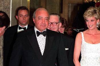 Mohamed Al-Fayed, padre de Dodi Al-Fayed, quien murió junto a la princesa Diana, es acusado de múltiples violaciones