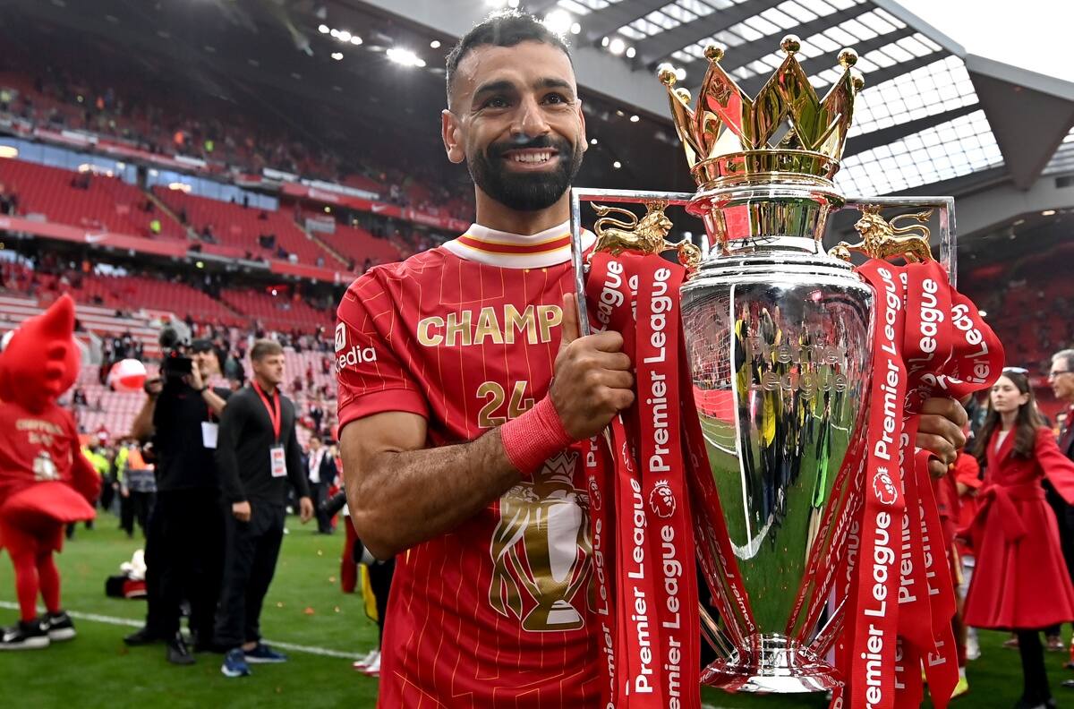 El egipcio se coronó campeón de la Premier League.